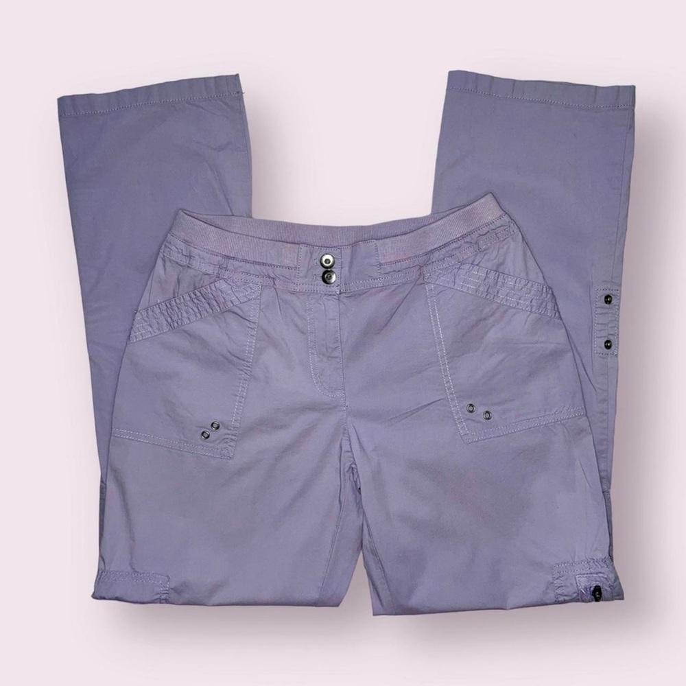 Chico’s Lavender Cargo Pants 28”